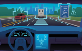 Autonomous driving screenshot