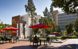 Archimedes Plaza on USC campus